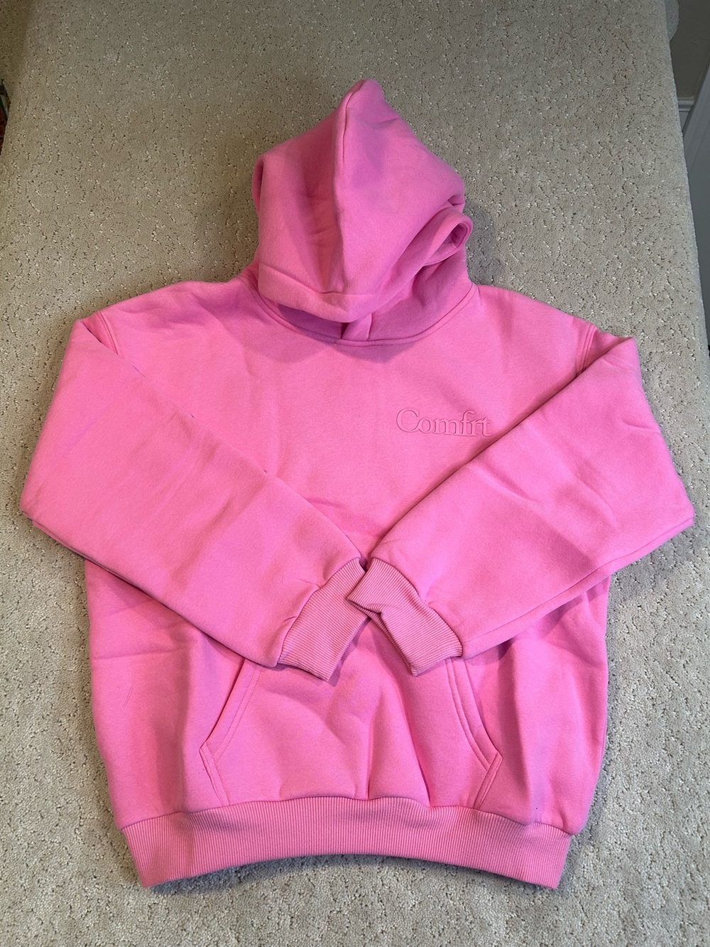 New in Bag Comfrt Unisex Kid's Minimalist Relaxed Fit Sweatshirt Sorbet Size L